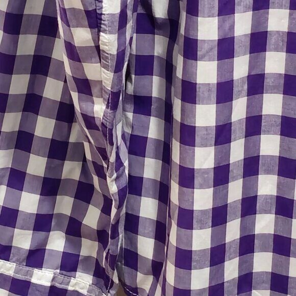 J. Crew Medium Long Sleeve Casual Button Shirt - Purple & White - Picture 6 of 14